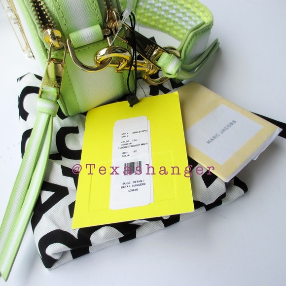 NWT Marc Jacobs Snapshot Bag Fluoro Starlight Multi - Picture 16 of 16